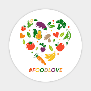 Foodies Foodlove hashtag Magnet